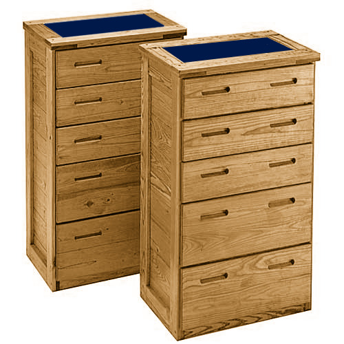 464 Classic 5-Drawer Laminate Top Bureau